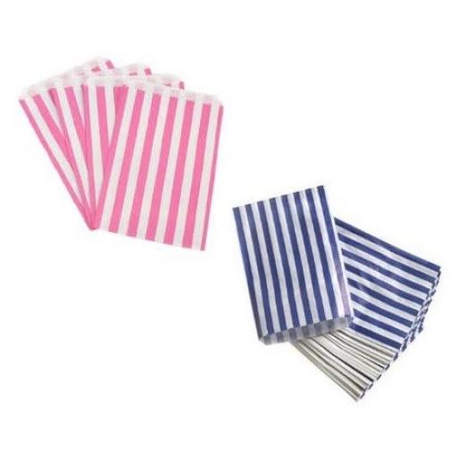 Striped paper Confectionery Bags