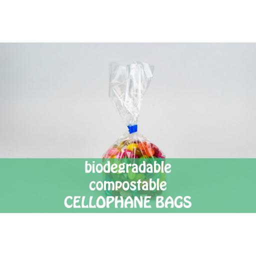 Biodegradable Cellophane Bags - 76 x 125 x 229mm