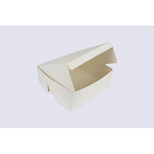 10 Inch Cake Box with Hinged Lid - 4 Inches Tall