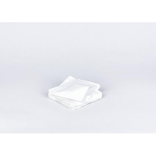 6 inch White Paper Bags