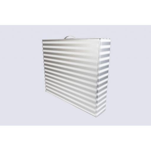 Gift Box 510 x 432 x 100mm Silver and White