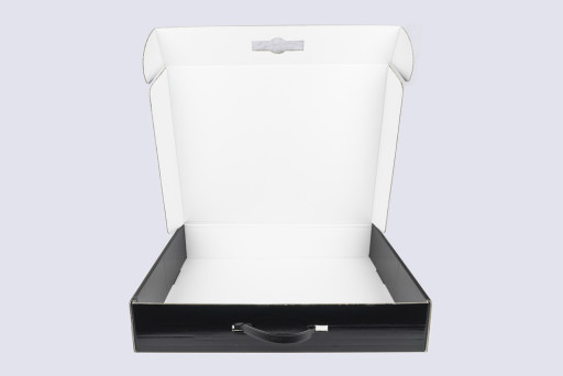 Gift Box 510 x 432 x 100mm Black and White