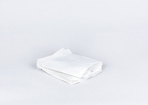 7 x 9 inch White Paper Bags