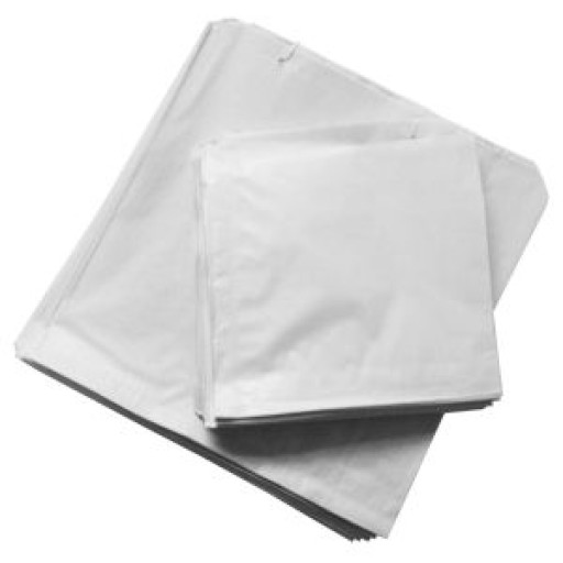 5 inch White Paper Bags
