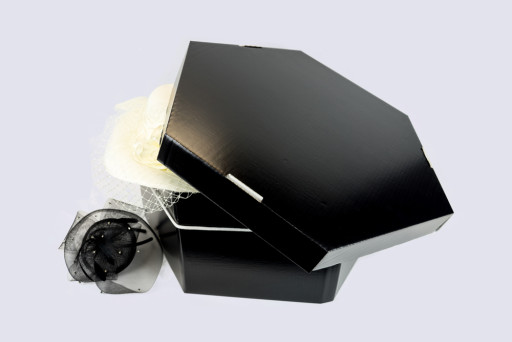 Hat Box Plain White 495 x 241mm