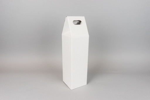 Bottle Box White 95x95x265 mm