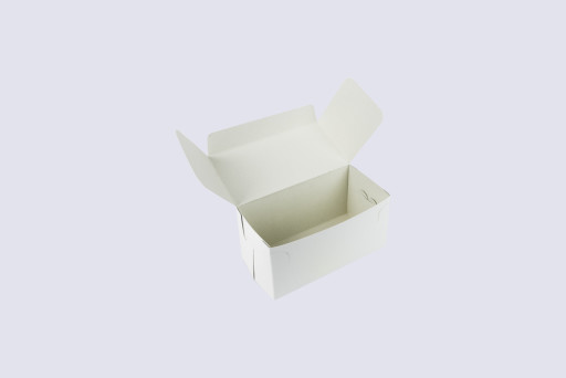 Cake Box Hinged Lid 152 x 76 x 76mm (6 x 3 x 3")