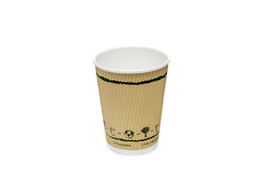 8oz Compostable Single Wall Paper Cup
