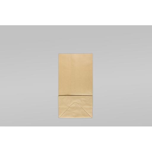 Block Bottom Paper Bags - Brown 150 x 215 x 310mm