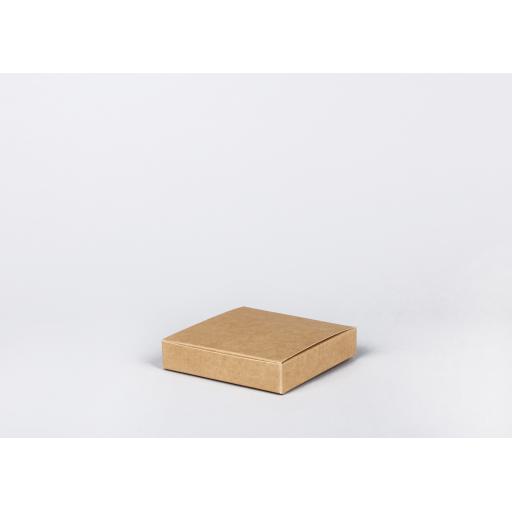 Brown Gift Box 125 x 125 x 25mm