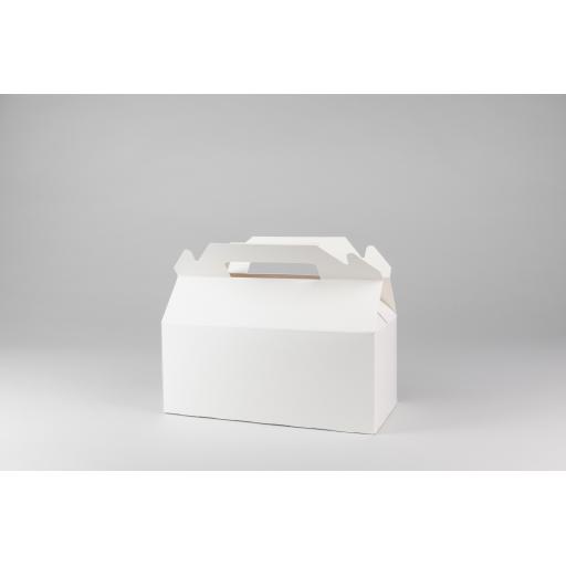Small White Lunch Box 225 x 120 x 95mm