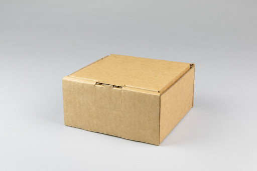 Brown Corrugated Box 130x130x65mm