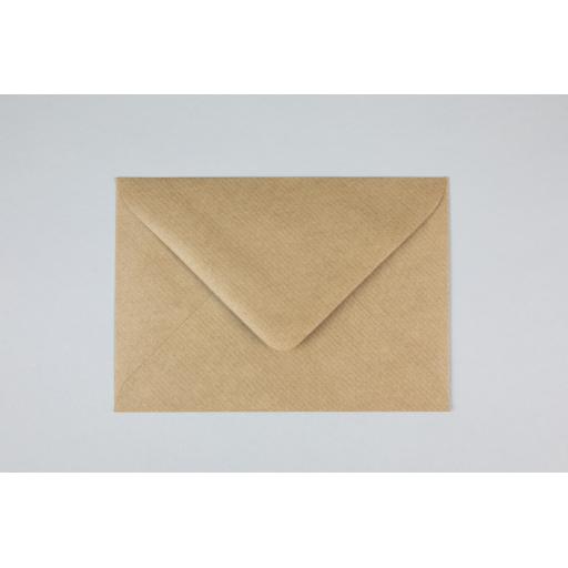 Ribbed Kraft Envelope 114x162mm