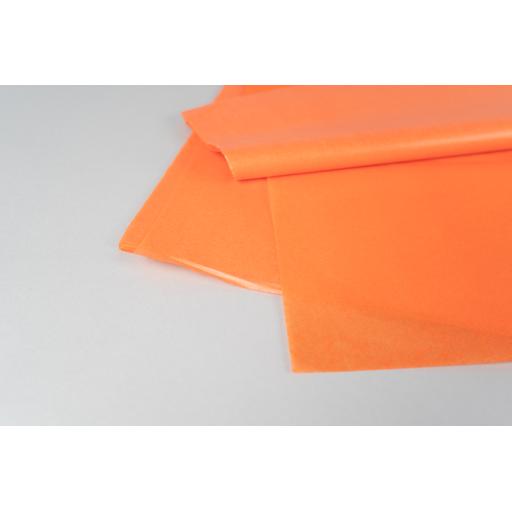 Orange Tissue Paper 500x750mm (1 pack of 80 sheets)