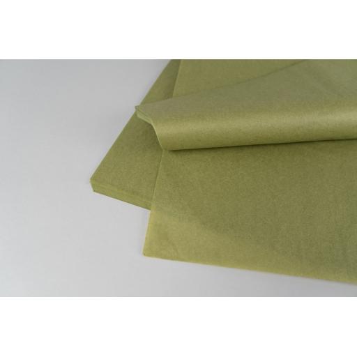 Luxury Olive Tissue Paper 500x750mm (1 pack of 80 sheets)