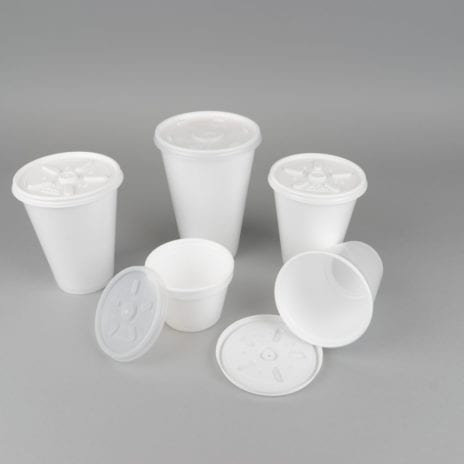 Polystyrene Cups and Lids