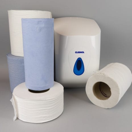 Centre Feed, Wiper Rolls and Dispensers
